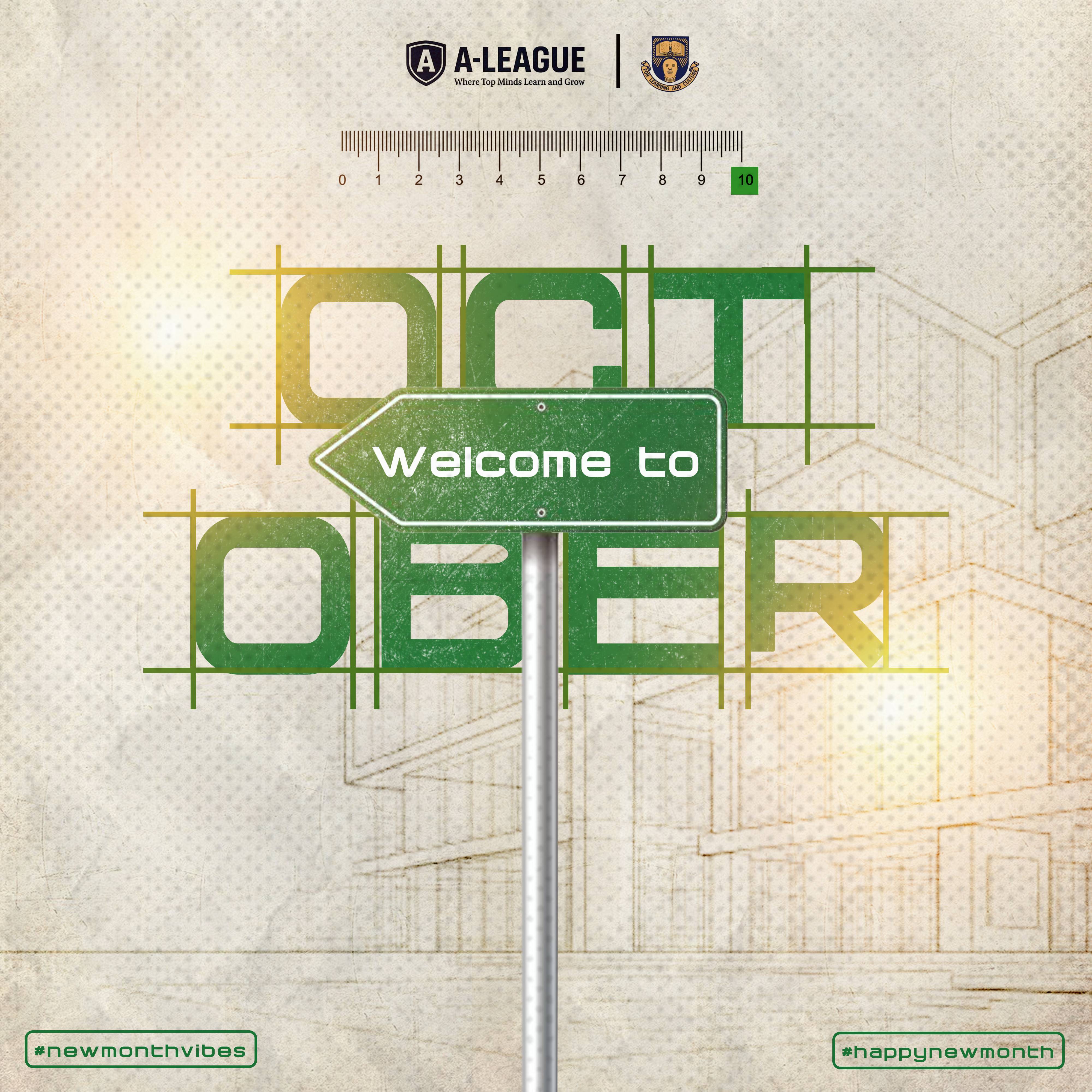 A-League October New Month Graphic